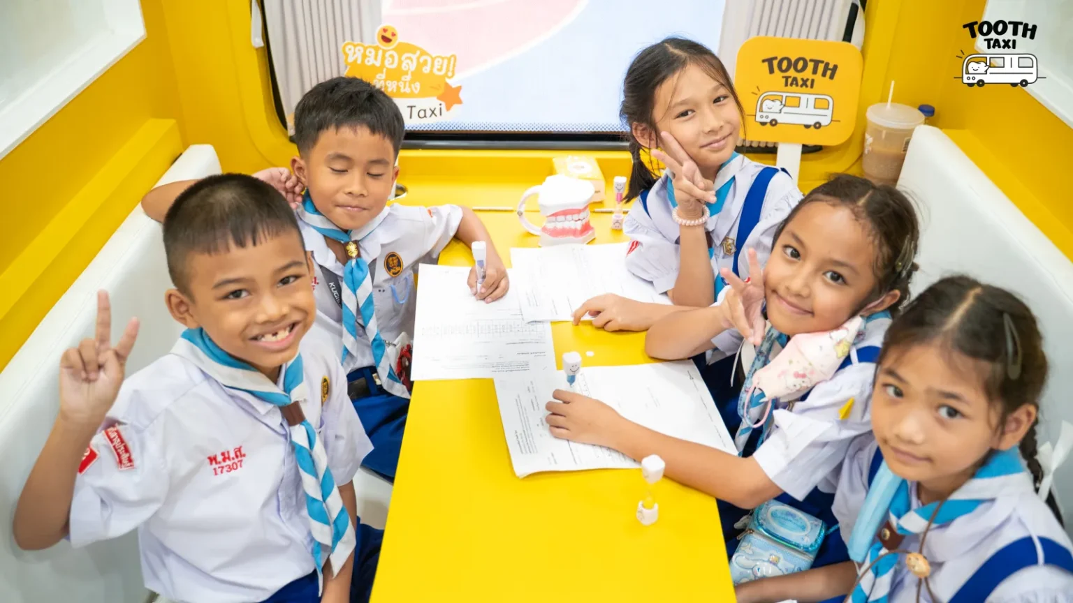 ภาพบรรยากาศ Tooth Taxi ออกหน่วย โรงเรียนพระแม่มารีย์สาธุประดิษฐ์